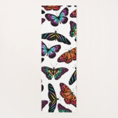 Farbenfrohe Schmetterlinge Yogamatte (Rückseite)