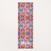 Farbenfrohe Schmetterlinge Yogamatte (Vorderseite)