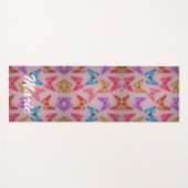 Farbenfrohe Schmetterlinge Yogamatte (Vorderseite (Horizontal))