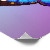 Farbenfrohe Schmetterlingposter Poster (Ecke)