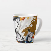 Farbenfrohe Schmetterlingsblase: Ein Flug der Kuns Milchtasse (Rechte Ecke)