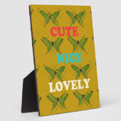 Farbenfrohe Schmetterlingsdekoration: Niedlich, sc Fotoplatte (Seite)