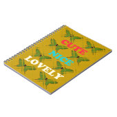 Farbenfrohe Schmetterlingsdekoration: Niedlich, sc Notizblock (Linke Seite)