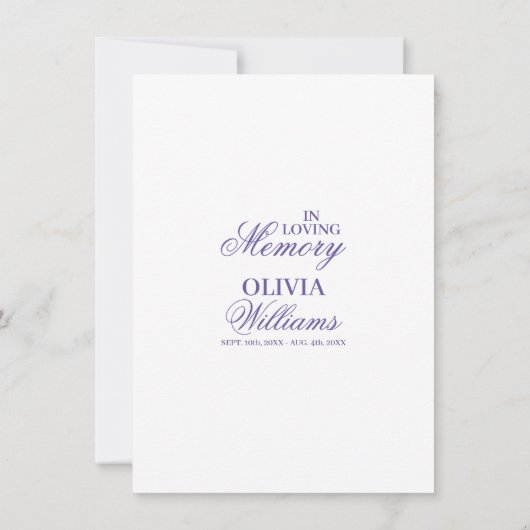 Farbenfrohe Schmetterlingsfeier des Lebens Einladung (Rückseite)