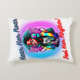 Farbenfrohe Schmetterlingsfläche Dekokissen