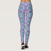 Farbenfrohe Schmetterlingsfliege-Leggings Leggings (Rückseite)