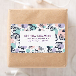 Farbenfrohe Schmetterlingsmuster