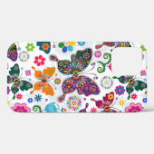 Farbenfrohe Schmetterlingsmuster Case-Mate iPhone Hülle (Rückseite (Horizontal))