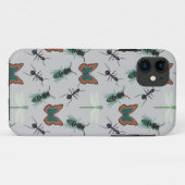 Farbenfrohe Schmetterlingsmuster Case-Mate iPhone Hülle (Rückseite (Horizontal))