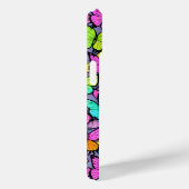 Farbenfrohe Schmetterlingsmuster - Fall Case-Mate iPhone Hülle (Rückseite / Rechts)