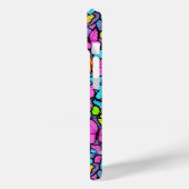 Farbenfrohe Schmetterlingsmuster - Fall Case-Mate iPhone Hülle (Rückseite / Links)