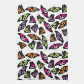 Farbenfrohe Schmetterlingsmuster Geschirrtuch (Vertikal)
