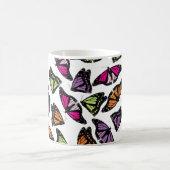 Farbenfrohe Schmetterlingsmuster Kaffeetasse (Mittel)