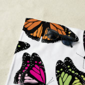 Farbenfrohe Schmetterlingsmuster Strandtuch (Beispiel)