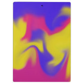 Farbenfrohe Schmuckklammer Klemmbrett (Rückseite)