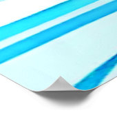 Farbenfrohe Schneebar Kunst Poster (Ecke)