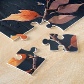 Farbenfrohe Schneeeule im Urwald Puzzle (Seite)