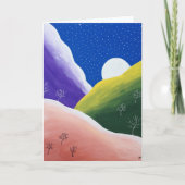 Farbenfrohe Schneeflocke Weihnachten (Vorderseite)