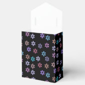 Farbenfrohe Schneeflocken Muster Geschenk Gefallen Geschenkschachtel (Geöffnet)