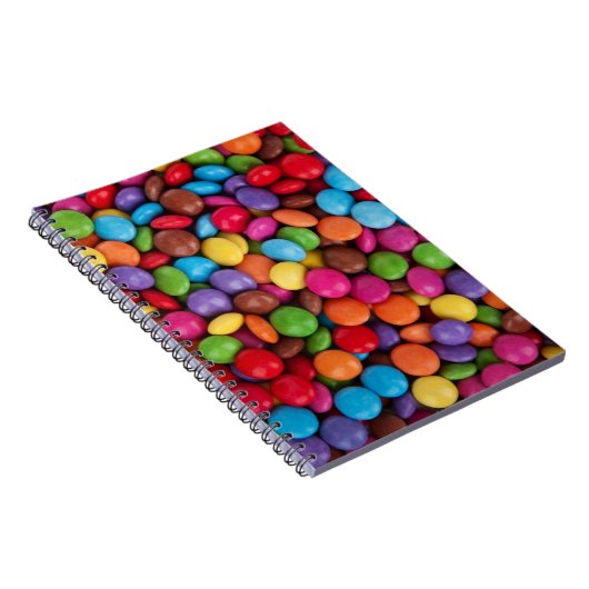 Farbenfrohe Schokoladenkanäle Notizblock (Rechte Seite)