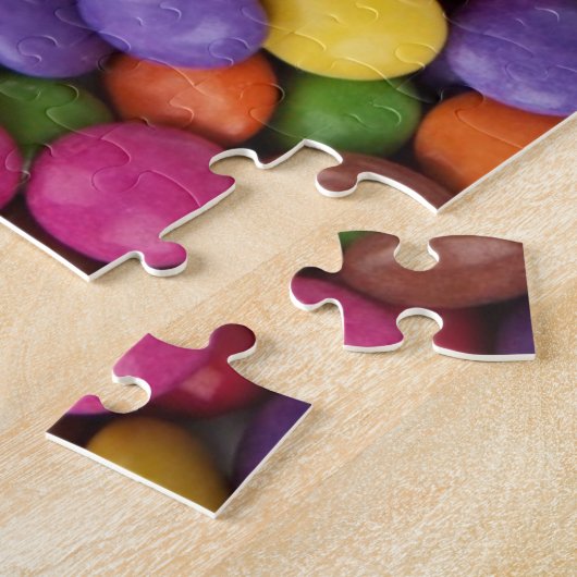 Farbenfrohe Schokoladenkanäle Puzzle (Seite)