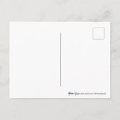 Farbenfrohe schöne weibliche Schmetterlinge whimsi Postkarte (Rückseite)