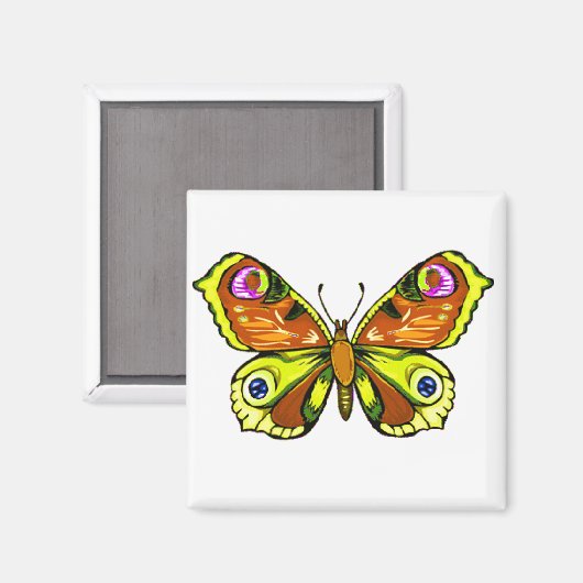 Farbenfrohe Schönheit 5 Magnet (Vorderseite/Rückseite)