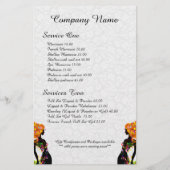 Farbenfrohe SchönheitsGirl Flyer (Hinten)