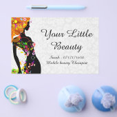 Farbenfrohe SchönheitsGirl Flyer (Einzeln)