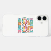 Farbenfrohe "School's Out"-Design Case-Mate iPhone Hülle (Rückseite (Horizontal))