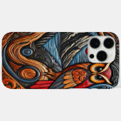 Farbenfrohe Schöpfungskunst mit Berg- und Sonnenla Case-Mate iPhone Hülle (Rückseite (Horizontal))