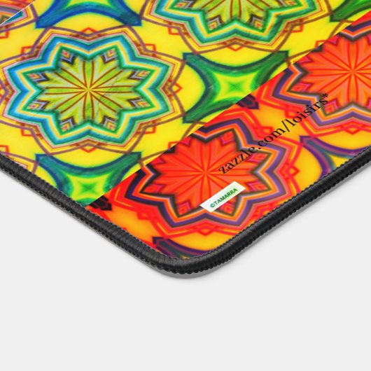 Farbenfrohe Schreibtischmatte (Ecke)