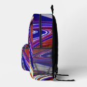 Farbenfrohe Schultasche Bedruckter Rucksack (Rechts)