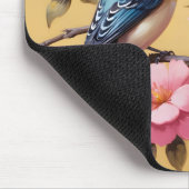 Farbenfrohe Schwangvögel Mousepad (Ecke)
