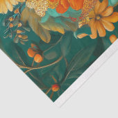 Farbenfrohe Schwarz-Poodle-Portrait Seidenpapier (Ausschnitt)