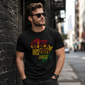 Farbenfrohe Schwarze Geschichte T-Shirt
