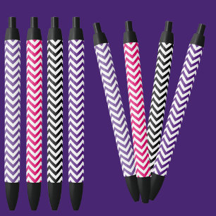 Farbenfrohe schwarze Tintenpatrone Kugelschreiber