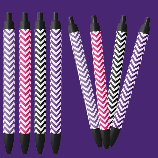 Farbenfrohe schwarze Tintenpatrone Kugelschreiber