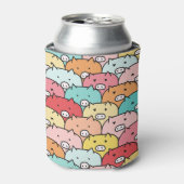 Farbenfrohe Schweine Funny und Niedliches Muster Dosenkühler (Kanne Vorderseite)