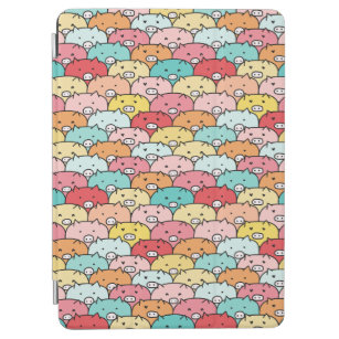 Farbenfrohe Schweine Funny und Niedliches Muster iPad Air Hülle