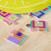 Farbenfrohe Schweine-Lemmas-Puzzles Puzzle (Seite)