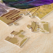 Farbenfrohe Schwertlilien Puzzle (Seite)