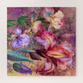 Farbenfrohe Schwertlilien Puzzle (Horizontal)
