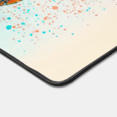 Farbenfrohe Schwimmen Meeresschildkröte Illustrati Schreibtischunterlage (Ecke)