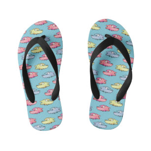 Farbenfrohe Schwimmfische Kinderbadesandalen
