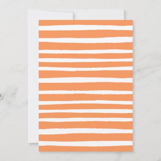 Farbenfrohe Seashell Wedding Einladung (Rückseite)