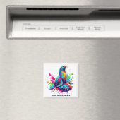 Farbenfrohe Seelenspalte Magnet (In Situ (Geschirrspüler))