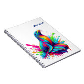 Farbenfrohe Seelenspalte Notizblock (Rechte Seite)