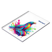 Farbenfrohe Seelenspalte Notizblock (Linke Seite)