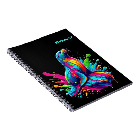 Farbenfrohe Seelenspalte Notizblock (Rechte Seite)